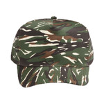 OTTO Camouflage Cotton Blend Twill Five Panel Low Crown Structured Firm Front Panel Baseball Cap