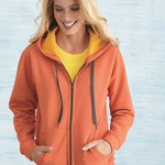 Heavy Blend™ Women's Vintage Full-Zip Hooded Sweatshirt
