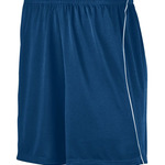 Youth Wicking Soccer Shorts with Piping
