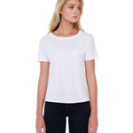 Ladies' 3.5 oz., 100% Cotton Boxy High Low T-Shirt