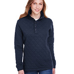 Ladies' Quilted Snap Pullover