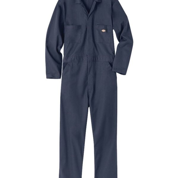 Basic Blended Long Sleeve Coverall Thumbnail